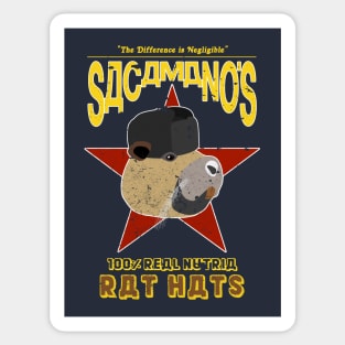 Sacamano's Rat Hats Sticker